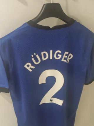 Camiseta futbol retro Chelsea. Rudiger 2. L