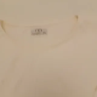 Jersey y blusa beige/blanco T L