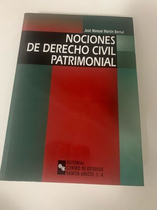 Nociones de Derecho Civil Patrimonial