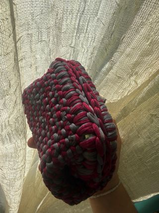 Clutch bag bicolore piccola