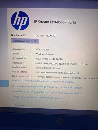 Computer HP Blu
