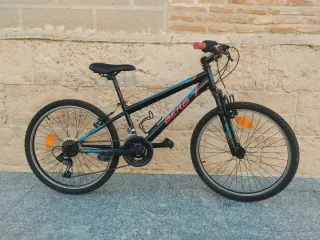 Bicicleta de montaña 24 pulgadas con suspensión