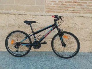 Bicicleta de montaña 24 pulgadas con suspensión