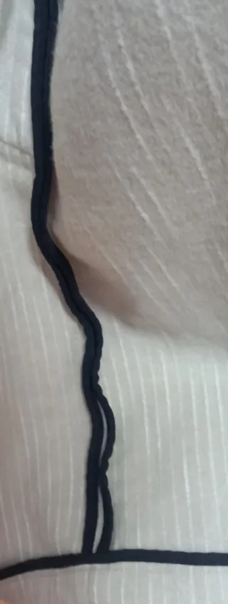 Abrigo lana SKFK beige/plata