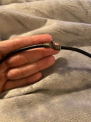 Collar con colgante y 3 anillos