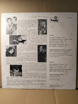 Vinile LP 33 giri Romano Mussolini Trio e All Star