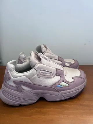 Adidas Falcon Zip Rosa e Branco