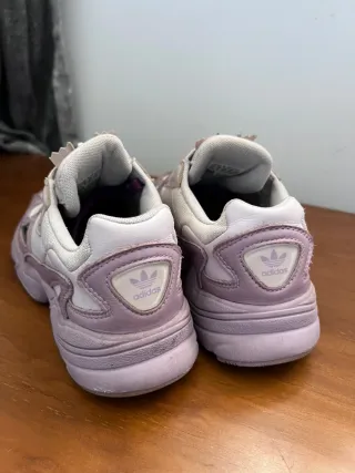 Adidas Falcon Zip Rosa e Branco