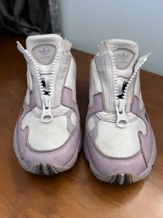 Adidas Falcon Zip Rosa e Branco