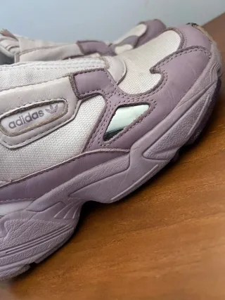 Adidas Falcon Zip Rosa e Branco