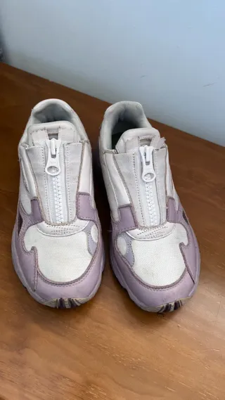 Adidas Falcon Zip Rosa e Branco