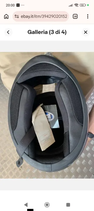 Casco Moto Buell Negro Semi Nuevo