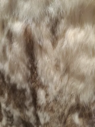 Abrigo de pelo de conejo