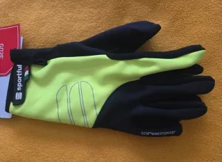 Guantes Gore Windstopper Negro/Amarillo