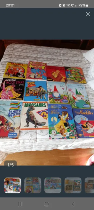 Lote 3 álbumes vintage Panini etc