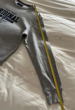 Sudadera VALECUATRO Algodón Gris