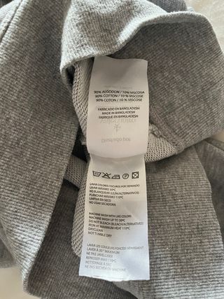 Sudadera VALECUATRO Algodón Gris