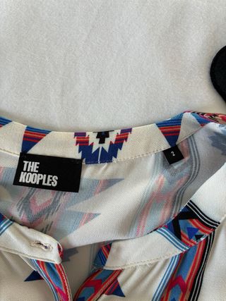 Vestido largo The Kooples estampado talla 2