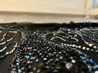 Blusa camicia donna nera Rêve de Ronde manica 3/4