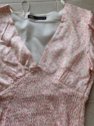 Vestido corto Zara flores