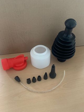 Pulverizador manual con accesorios