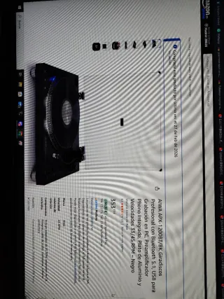 Giradiscos Aiwa APX-1200BT/BK