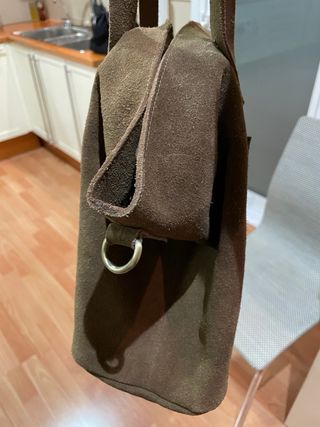 Bolso Tote Piel Vacuno Camel