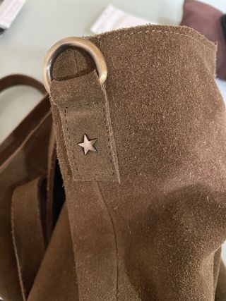 Bolso Tote Piel Vacuno Camel