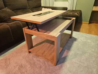 Mesa de centro elevable