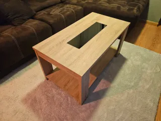 Mesa de centro elevable