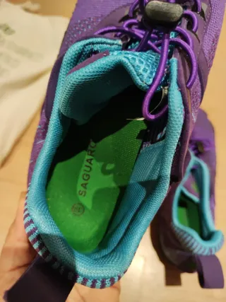 Zapatillas Saguaro Mujer Morado/Verde