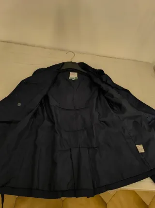 Giacca leggera bambina blu