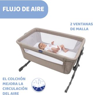 Culla Chicco Next2Me Essential per Neonati, Culla a Contatto