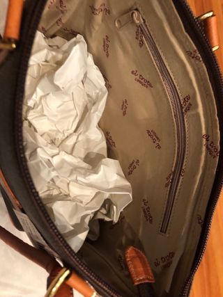 Bolso de hombro El Trote Negro y Marrón