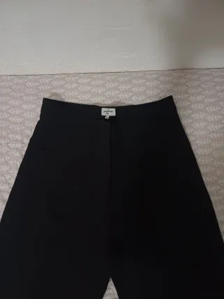 Pantalón de pinzas negro