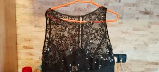 Vestido de cóctel negro