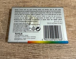 Cinta 8mm Fuji 60 min PAL/SECAM Nueva