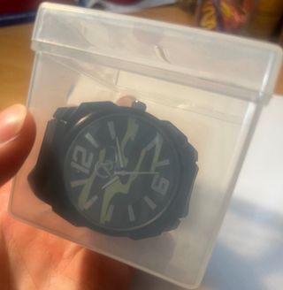 Reloj Analógico Camuflaje Verde