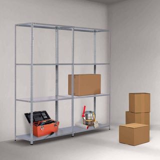 Estantería Galvanizada CatterHouse Nils 137, 4 Baldas – 200 kg