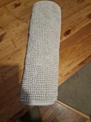 Alfombrilla de microfibra beige