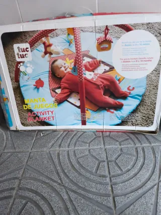 Manta de juegos Tuc Tuc para bebés