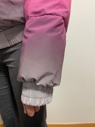 Chaqueta Bershka rosa degradada