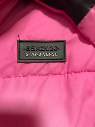 Chaqueta Bershka rosa degradada