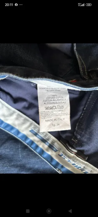 Pantalones Dainese Talla 34 Moto