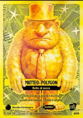 Carta MATTEO-POLYGON Bello di zecca rara limitata