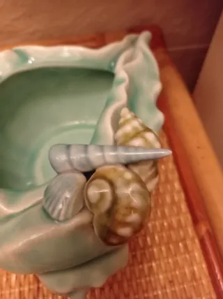 Portatutto a tema marino in ceramica