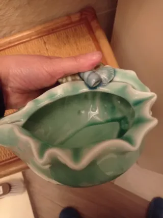 Portatutto a tema marino in ceramica