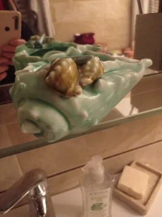 Portatutto a tema marino in ceramica