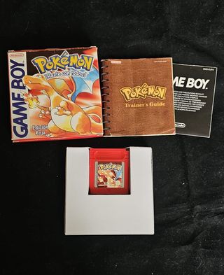 Pokemon Edicion Roja Game Boy Cartuccia