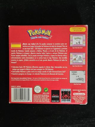 Pokemon Edicion Roja Game Boy Cartuccia